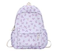 Cute school backpack - Stylish teen girls casual bags, durable travel backpack with spacious compartments and side pocket, comfortable shoulder doss bag | Quotid students, Purple, Se référer au