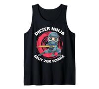 Cute School Ninja Boy Einschulung Schule Ninja Tank Top