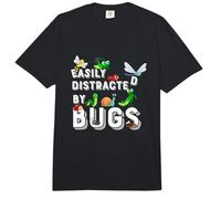 Cute Science Design Bug Insects Easily Distracted By Bugs Comfort Colors Adult Heavyweight T-Shirt