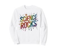 Cute SCIENCE ROCKS Biology Camp Teach STEM Nerd STEMinist Sweatshirt
