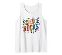 Cute Science Rocks Biology Camp Teach STEM Nerd Steminist Tank Top