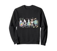 Cute Science Teacher Funny Science Squad Microscope DNA Sweatshirt