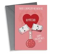 Cute Science Valentine's Day Card - For Boyfriend - Chemistry Between Us