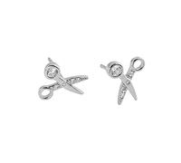 Cute Scissor Small Stud Ear for Women Teen Girls Cartilage Hypoallergenic for Sensitive Ear Tiny Personalized Piercing Post Pin Fashion Gifts Bff Birthday Daughter Her
