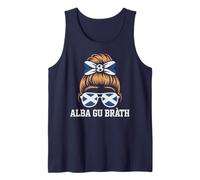Cute Scottish Girl Scotland ALBA GU BRÀTH Cute Game Day Tank Top