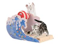 Cute Scratching Pad for Cats,Cartoon Dolphin Scratching Ball - Wear-Resistant Cat Toys, Cute Claw Sharpener for Entertainment, Resting