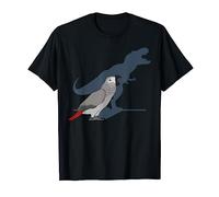 Cute Screaming Parrot, Birb memes T-Rex African Grey T-Shirt