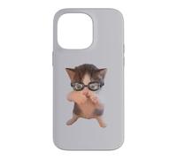 Cute Scuba Cat Swim Goggles Dancing Kitten Humor Case for iPhone 14 Pro Max