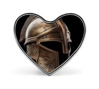 Cute Sea Animal Manatee Lapel Pin Cute Heart Brooch Badge Fashion Tie Tack Pin for Hats, Clothing, Bags Unique Accessories Gift for Men & Women, Spartan Warrior Helmet, Love form