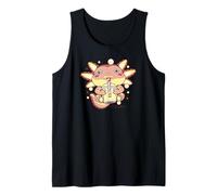 Cute Sea Creature Bubble Tea Kawaii Animal Art Tank Top