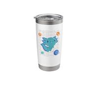 Cute Sea Creature Space Adventure Japanese Art Stainless Steel Insulated Tumbler