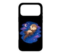Cute Sea Otter Sleeping Night Sky Stars Goodnight Sleep Case for iPhone 17 Pro Max