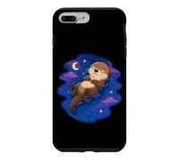 Cute Sea Otter Sleeping Night Sky Stars Goodnight Sleep Case for iPhone 7 Plus/8 Plus