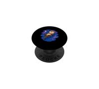 Cute Sea Otter Sleeping Night Sky Stars Goodnight Sleep PopSockets Adhesive PopGrip