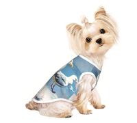 Cute Seagull Dog Shirt Vest Lightweight Stretchy - Soft Lightweight Breathable for Puppies Small Medium Dogs, Kitten, Cats,