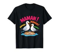 Cute Seagull Kids Calling Maman Mother Day T-Shirt