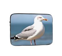 Cute Seagull Laptop Sleeve for Women Men, 15 Inch Waterproof Laptop Bag Lightweight Notebook Computer Cover Bag