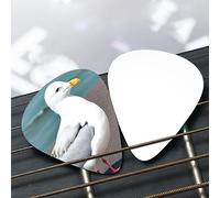 Cute seagull Patterned guitar pick set - (thin/medium/thick), widely compatible with all kinds of stringed instruments,