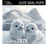 Cute Seal Pups Calendar 2026: A year of heartwarming moments from coastal cuddly youngsters