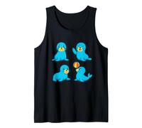 Cute Seal Sea Lion Seal 4 Seals Ocean Tank Top