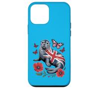 Cute Seal Union Jack UK Flag British Case for iPhone 12 mini