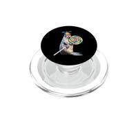 Cute Seal With Rainbow Lollipop Propeller Hat PopSockets PopGrip for MagSafe