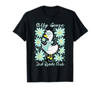 Cute Second Grade Coquette Goose 2nd Grade Back to School T-Shirt