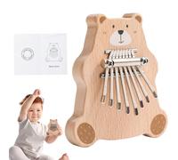 Cute Shape Thumb Piano 8 Key Finger Piano, Multifunctional Musical Instrument Toy for Kids Learning, Birthday