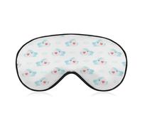Cute Shark and Fish Sleep Eye Mask Sleeping Light Blocking Cover Night Blindfold for Travel Nap