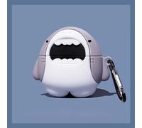 Cute Shark Case for Airpod Pro 2/1 Gen Cases 2022/2023, Funny 3D Cartoon Kawaii Cool Air pods Pro 2nd/1st Generation Silicone Cases for Apple iPod Pro with Keychain for Boys Girls Kids Teen, Shark