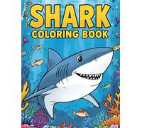 Cute Shark Coloring Book: 60 cute Sharks to color for young and old