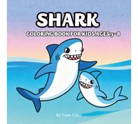 Cute Shark Coloring Book for Kids
