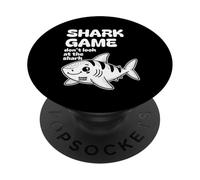 Cute Shark Game Girls Women Kids Funny Kawaii Stuff PopSockets Adhesive PopGrip