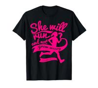 Cute She Will Run And Not Grow Weary - Isaiah 40:31 Shirt T-Shirt