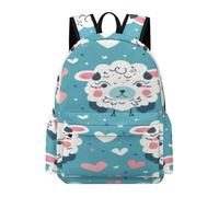 Cute Sheep Backpack Boys Sheep Backpack 3D Backpack School Lightweight Travel Outdoor Leisure, 6
