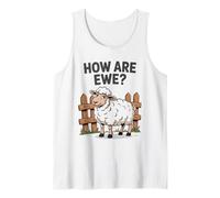 Cute Sheep Farm Animals for Children Mom Dad Tank Top