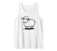 Cute Sheep Farm Animals for Children Mom Dad Tank Top
