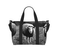 Cute Sheep Lamb Print Carry On Overnight Bag,Travel Duffel Bag,Personal Item Bag,for Travel, Gym Sports Weekender
