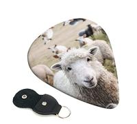 Cute Sheep Lamb Set Of 6 Guitar Plectrums For Acoustic Guitar, Electric Guitar, Bass, Ukulele - Thin, Medium And Thick.