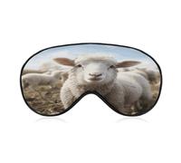 Cute Sheep Lamb Sleep Mask Eye Mask Travel Eye Cover
