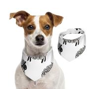 Cute Sheep,Pet Bib Scarf Cats Dog Bandana Dogs Towel Bib Adjustable Pet Scarf,M