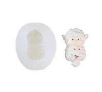 Cute Sheep Silicone Mold Scented Mold Table Ornament Tools Plaster Making Supplies Non-Stick Epoxy Resin Molds Silicone Unique for Beginners