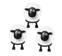 Cute Sheep Toilet Roll Holder, Small Animal Novelty Toilet Roll Holder - Easy Install, Bathroom Tissue Storage, Fun Home Decor Gift (3 Sheep)