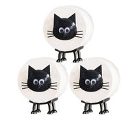 Cute Sheep Toilet Roll Holder, Small Animal Novelty Toilet Roll Holder - Easy Install, Bathroom Tissue Storage, Fun Home Decor Gift (3 Cat)