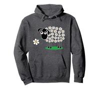 Cute Sheep with Daisy Wool | Girls Flower Gift Pullover Hoodie