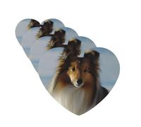 cute shetland dog Car Air Freshener Cards for Women Men 4 Pack Cute Car Accessories Long Lasting Scent Car Diffuser Hanging Auto Aromatherapy Tablets Car Fresheners Gifts