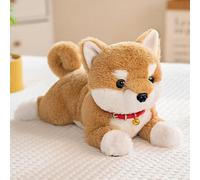 Cute Shiba Inu, Animal, Dog, Sleeping Alongside Pillow, Cushion, Soft, Fluffy, Birthday or Celebration, Gift, Animal Toy, Belly Pillow, Cute, Soft, Healing Plush, Comfortable, Photo Prop, For Kids