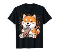Cute Shiba Inu Dog Bubble Boba Tea Anime Kawaii T-Shirt