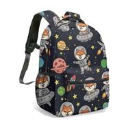Cute Shiba Inu Dog Printed Backpack 16 Inch 360° All Over Print Kawaii Cartoon Pattern School Bag for Children Teens (04)