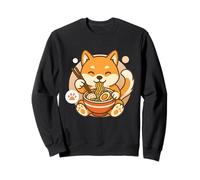 Cute Shiba Inu Dog Ramen Noodles Bowl Anime Kawaii Neko Gift Sweatshirt